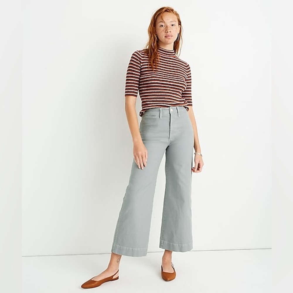 Madewell Plus Emmett Wide-leg Crop Pants - NWT
